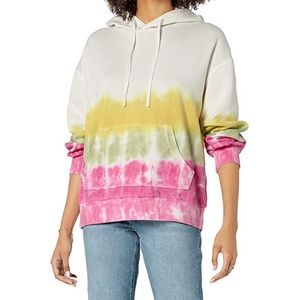 Oversized slightly cropped tie dye hoodie xl